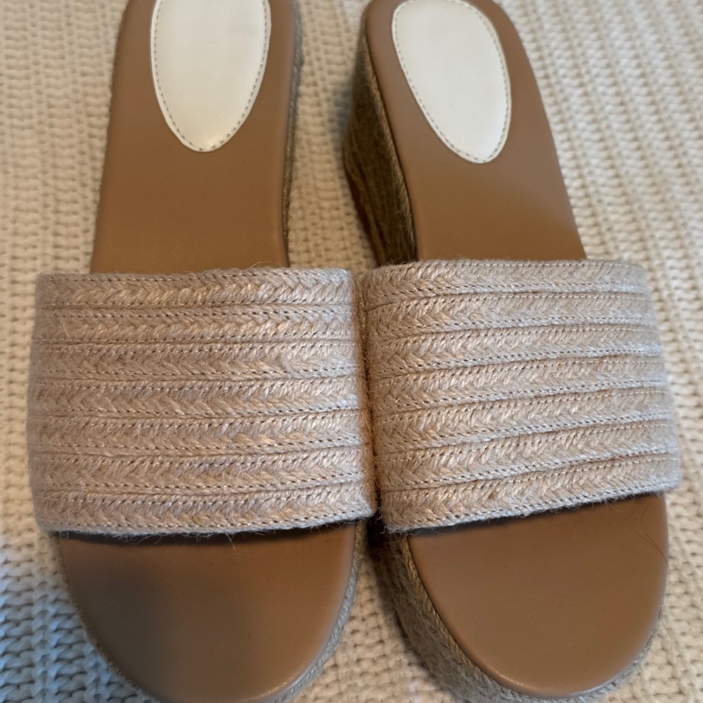Women's Tan Wedge Sandals